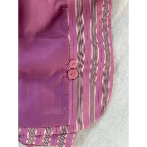 Apostrophy Dress Blazer/Jacket & Shirt, Size 10-12, Lavender, Fitted, Tailored - Picture 3 of 10